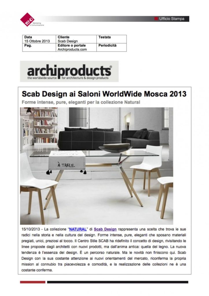 Archiproducts.com - October 15, 2013